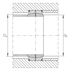 關(guān)節(jié)軸承 GE50-DO, 根據(jù) DIN ISO 12 240-1 標準，需維護